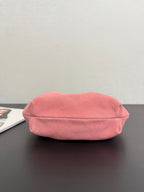 Chanel 2026 Pouch 24cm Pink Tortoiseshell Suede Effect Plexi