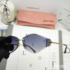 LOGO SUNGLASSES 68043 IN GOLD METAL GREY LENS