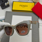FF DIAMONDS CAT-EYE FRAME SUNGLASSES 58002 IN ACETATE