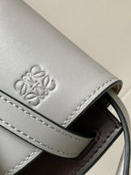 Loewe Mini Gate Dual Bag Light Grey Calfskin