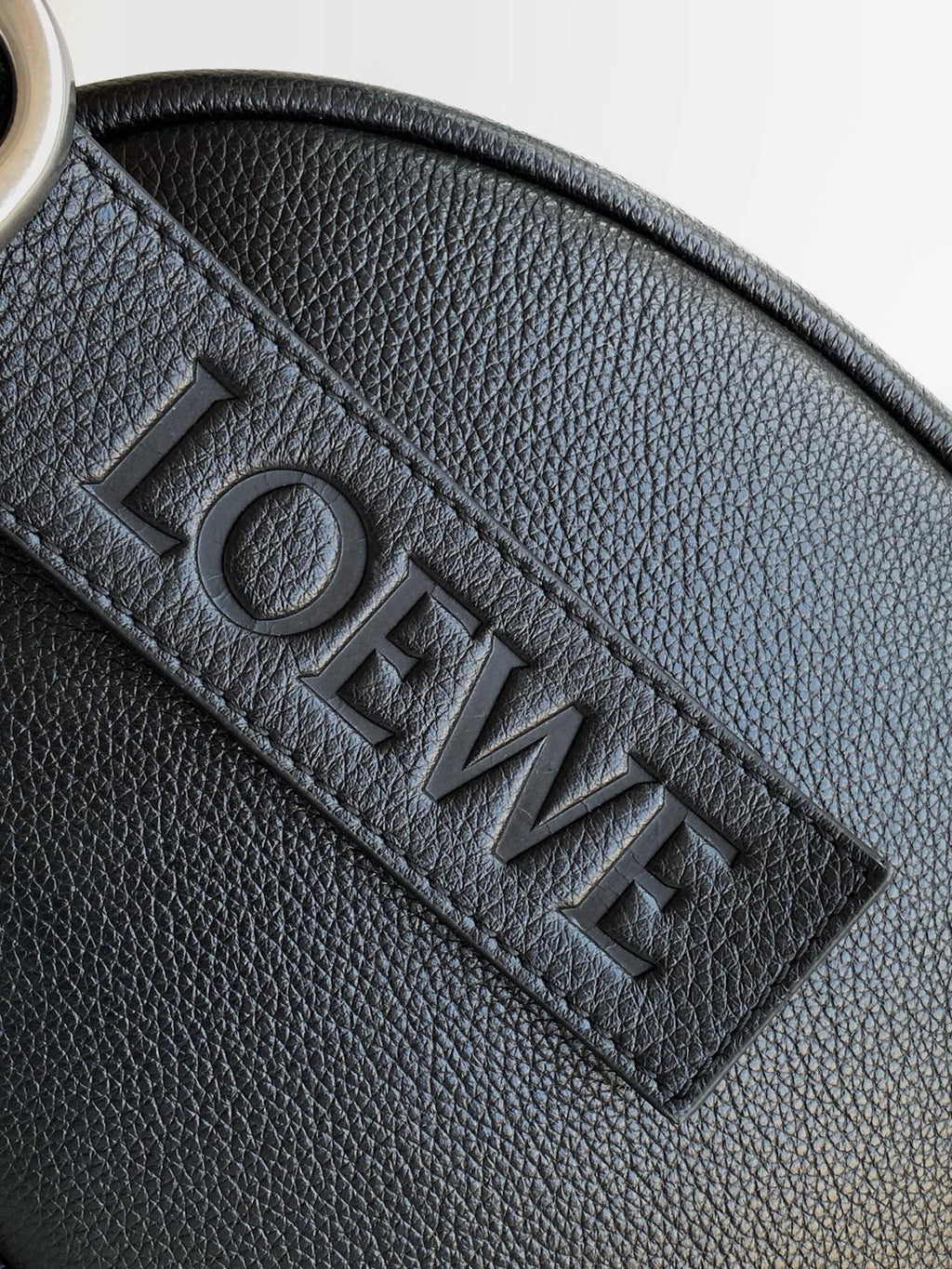 Loewe Loop Bucket Bag Black Supple Grained Calfskin