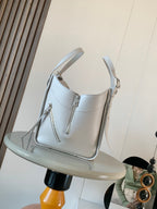 Loewe Hammock Bag 15 cm White Calfskin