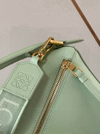 Loewe Puzzle Bag 24cm Light Mint Green Soft Nappa Calfskin