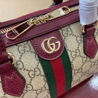 GG Ophidia Bag 25cm Canvas leather 339622