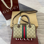 GG Ophidia Bag 21cm Canvas leather 339625