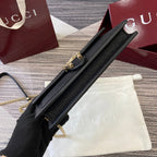 GG Dionysus Chain bag 20cm Black Grained Leather 339611