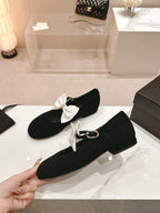 MARY JANE SHOES BLACK CALFSKIN
