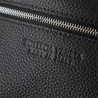 BOTTEGA VENETA 25S DIAGO 22 IN BLACK CALFSKIN SILVER HARDWARE