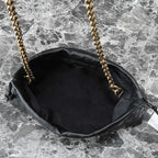 BV Dustbag Notte 33cm With Chain Black Calfskin HW