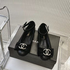 BOW MARY JANE SHOES IN BLACK LAMBSKIN