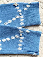 Chanel 25P Cardigan Light Blue Mix White Cashmere 237300