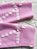 Chanel 25P Cardigan Pink Mix White Cashmere 237302