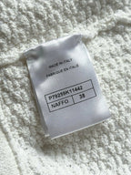 Chanel 25P Mini Skirt White Tweed 237298
