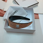 BROWN WITH CRYSTALS HAIRBAND RESIN FOR WOMEN 124677