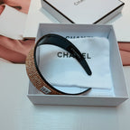 BROWN WITH CRYSTALS HAIRBAND RESIN FOR WOMEN 124677
