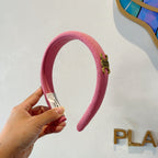 BRIGHT PINK FABRIC HAIRBAND 429342