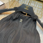 CC BIKINI SWIMSUIT SET IN BLACK 573556
