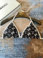 BIKINI SWIMSUIT IN BLACK AND WHITE AND PRINTED 627825