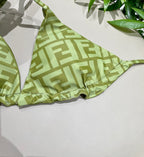 FENDI BIKINI 25S TWO PIECE IN GREEN 742660