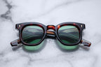 SQUARE SUNGLASSES 617107 IN BROWN MIXD RED HAVANA ACETATE