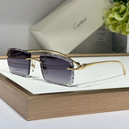 PANTHÈRE RECTANGULAR FRAME SUNGLASSES 563590 IN METAL