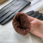 GLOVES IN BLACK LAMBSKIN 439186
