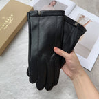 GLOVES IN BLACK LAMBSKIN 439186