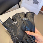 CLASSIC LAMBSKIN GLOVES BLACK 405990