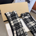 GLOVES IN BLACK WOOL WITH BOW 462284
