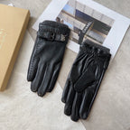 GLOVES IN BLACK LAMBSKIN 462301