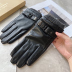 GLOVES IN BLACK LAMBSKIN 462301