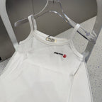 CAMISOLE 613778 IN WHITE COTTON RIBBED