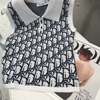 CAMISOLE 615187 IN WHITE COTTON RIBBED KNIT EMBOSSED BLACK LOGO