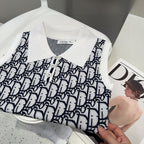 CAMISOLE 615187 IN WHITE COTTON RIBBED KNIT EMBOSSED BLACK LOGO