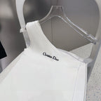ONE SHOULDER TOP 633200 IN WHITE COTTON