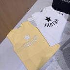 TANK TOP 622149 IN WHITE COTTON RIBBED STAR AND LOGO