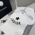 TANK TOP 622149 IN WHITE COTTON RIBBED STAR AND LOGO