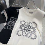 TANK TOP 633203 IN WHITE COTTON RIBBED KNIT