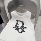 TANK TOP 627698 IN WHITE COTTON RIBBED
