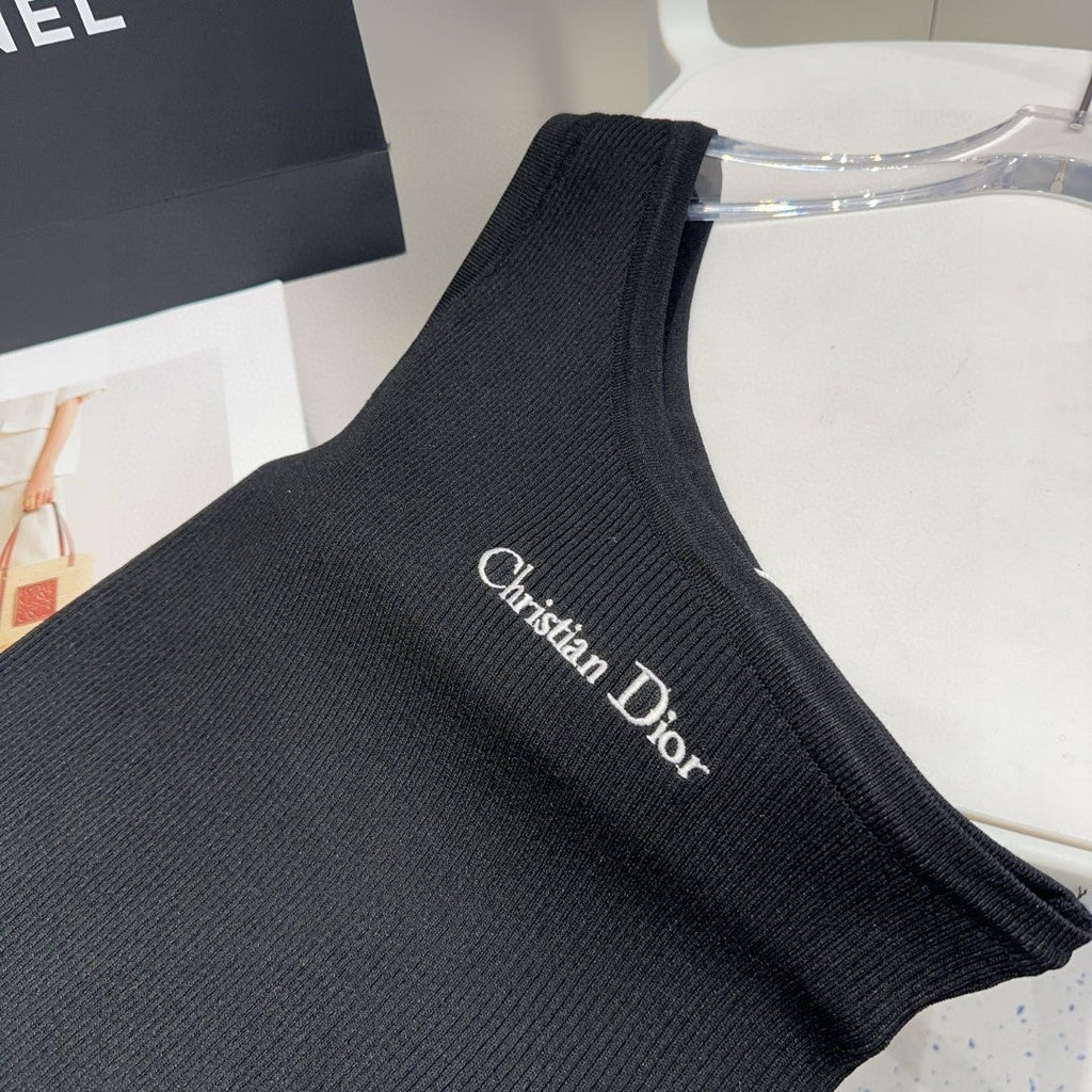 ONE SHOULDER TOP 633201 IN BLACK COTTON