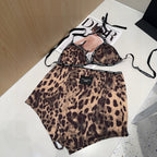 DOLCE & GABBANA BIKINI 25S TWO PIECE IN BROWN 742675