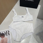 MIUMIU BIKINI 25S TWO PIECE IN WHITE 742670