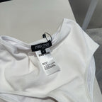 MIUMIU BIKINI 25S TWO PIECE IN WHITE 742670