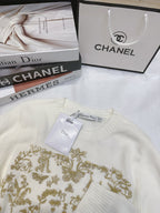 DIOR 25S LONG-SLEEVE CREWNECK SWEATER 674