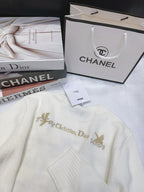 DIOR 25S LONG-SLEEVE CREWNECK SWEATER 674