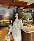 DIOR 25S LONG-SLEEVE CREWNECK SWEATER 674