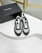 SNEAKER IN BLACK MIX GREY SUEDE