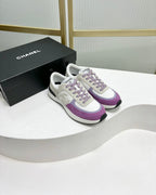 SNEAKER IN VIOLET MIX GREY SUEDE
