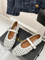 MARY JANE IN WHITE CALFSKIN