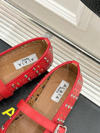 MARY JANE IN CHERRY RED CALFSKIN